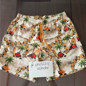 Louis Vuitton Floral Surfboard Print Men's Shorts